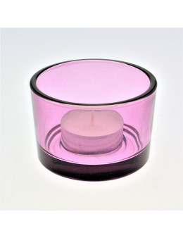 Photophore verre couleur
