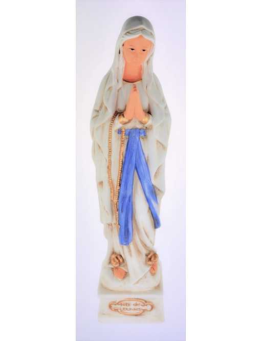 Statue Notre-Dame de Lourdes céramique 35 cm