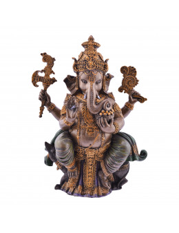 Statue Ganesha en bronze