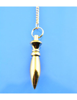 Pendule métal égyptien argenté