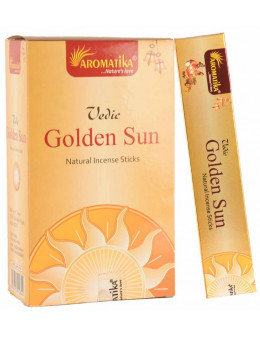 Encens Aromatika védic Golden Sun - soleil doré 15g