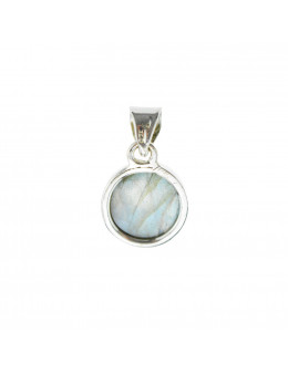Pendentif argent 925 et labradorite ronde